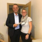 Bereichsleiterin Anja Mischke und Ralf Hänsel 